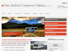 Tablet Screenshot of new-zealand-campervan-holidays.com